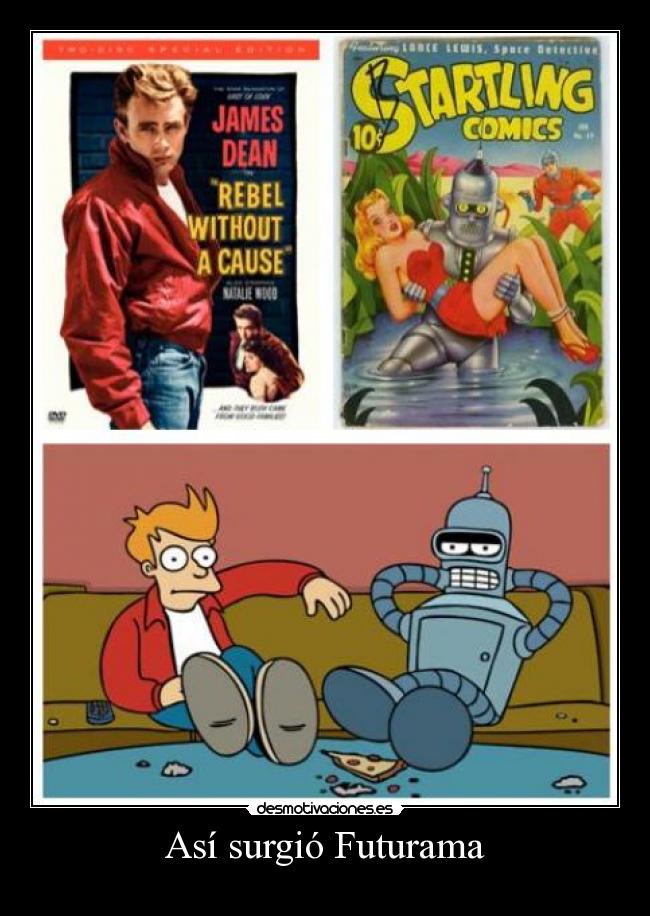 carteles futurama desmotivaciones