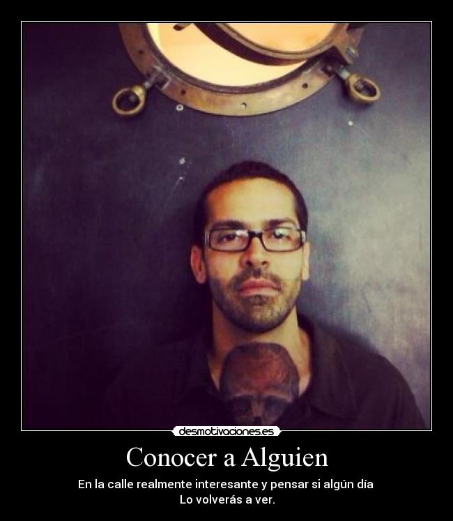 Conocer a Alguien - 