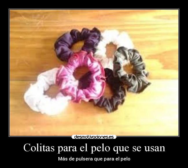 Colitas para el pelo que se usan - Más de pulsera que para el pelo