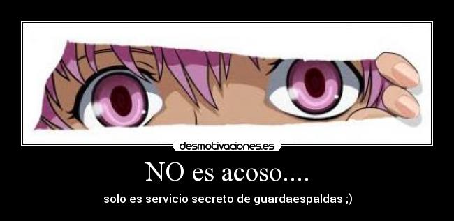carteles mirai nikki desmotivaciones
