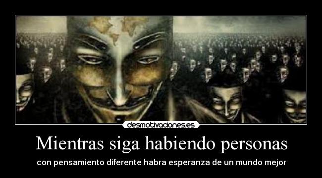 Mientras siga habiendo personas -