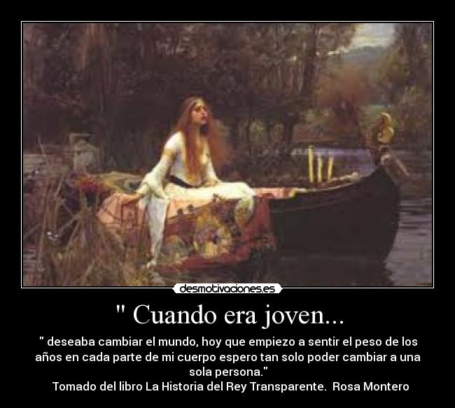 Cuando era joven... -