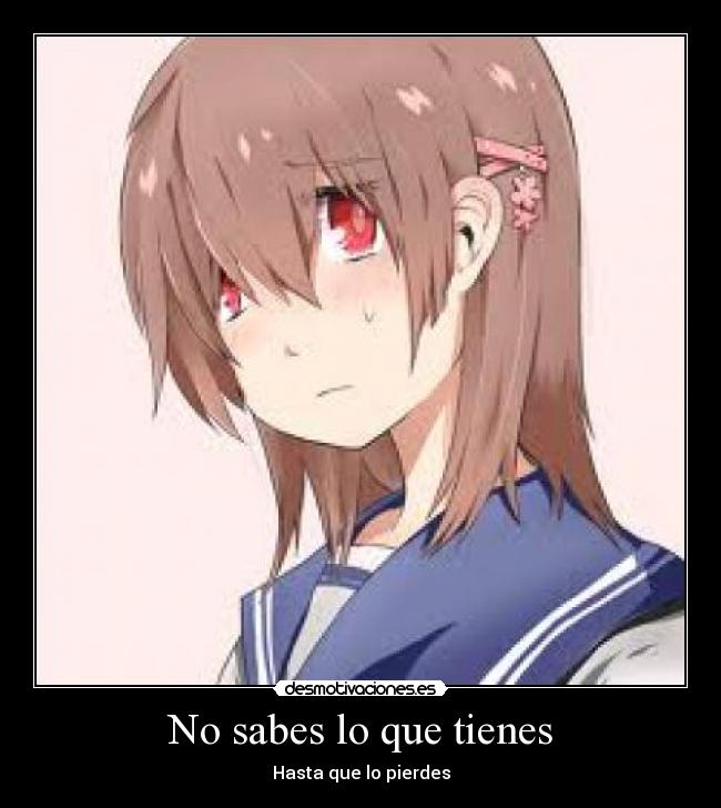 carteles anime sabe que tienes desmotivaciones