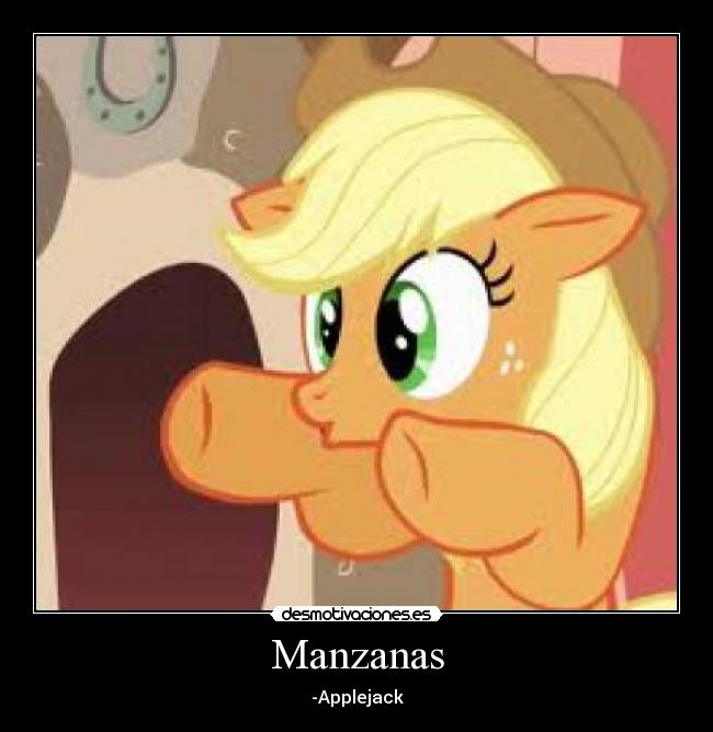 Manzanas - -Applejack