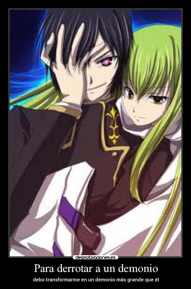 carteles code geass anime lelouch desmotivaciones