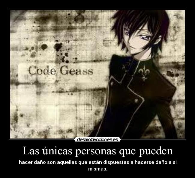 Las únicas personas que pueden - 