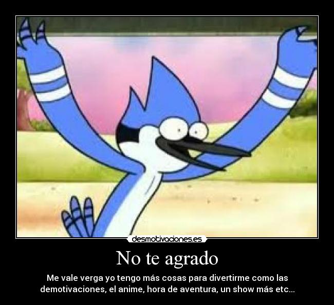 No te agrado - 
