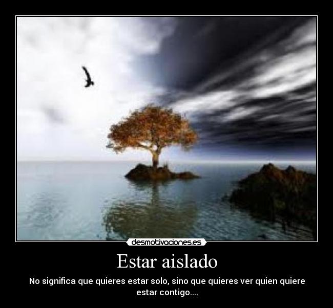 Estar aislado - 
