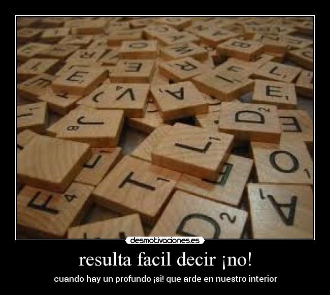 resulta facil decir ¡no! - 