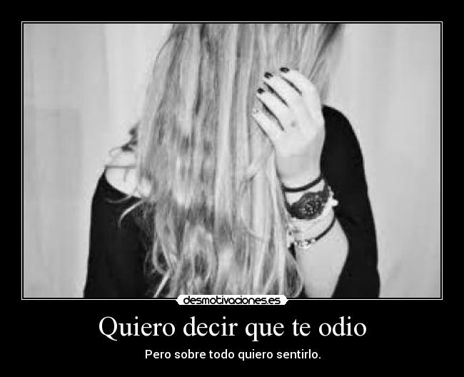 carteles odio amor desmotivaciones