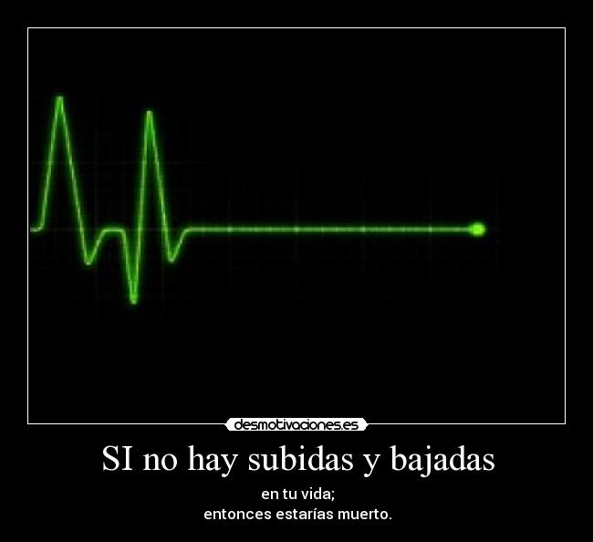 SI no hay subidas y bajadas -