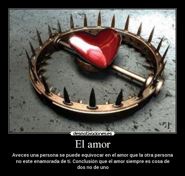 El amor -
