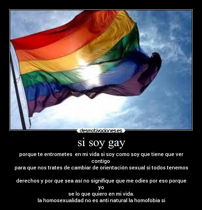 si soy gay - 