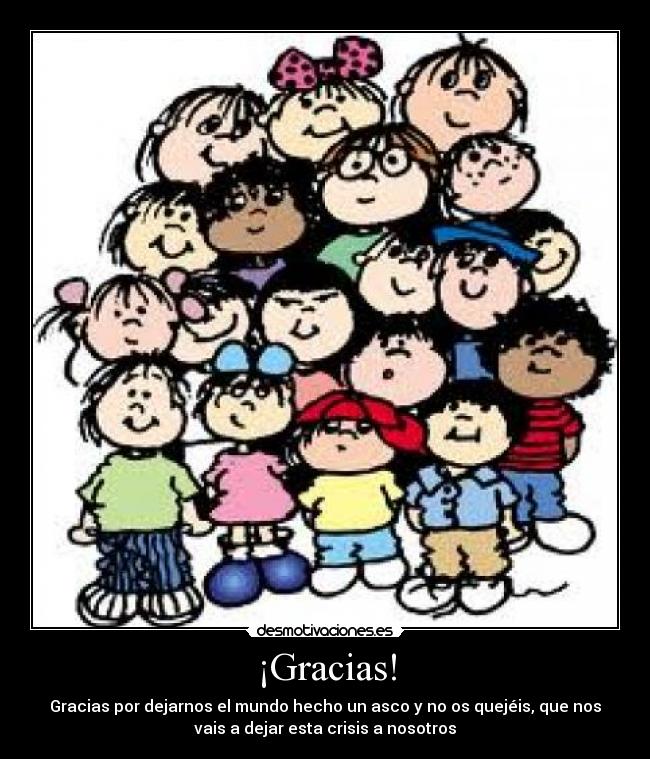 carteles ninos agradecidos desmotivaciones