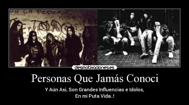 Personas Que Jamás Conoci -