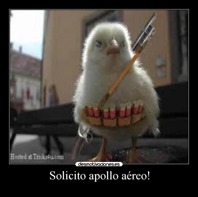 Solicito apollo aéreo! - 