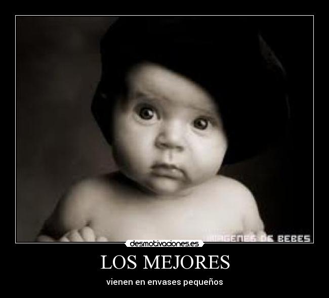 LOS MEJORES - vienen en envases pequeños