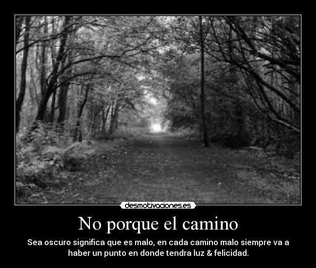 No porque el camino - 