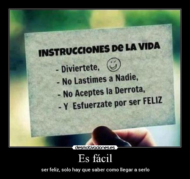 Es fácil -