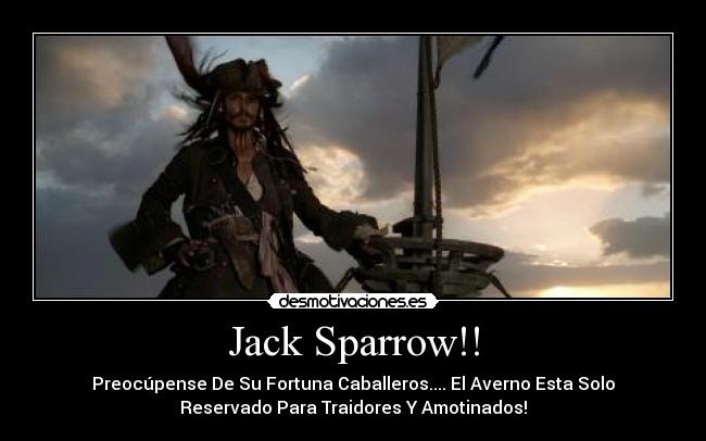 carteles jack sparrow averno desmotivaciones