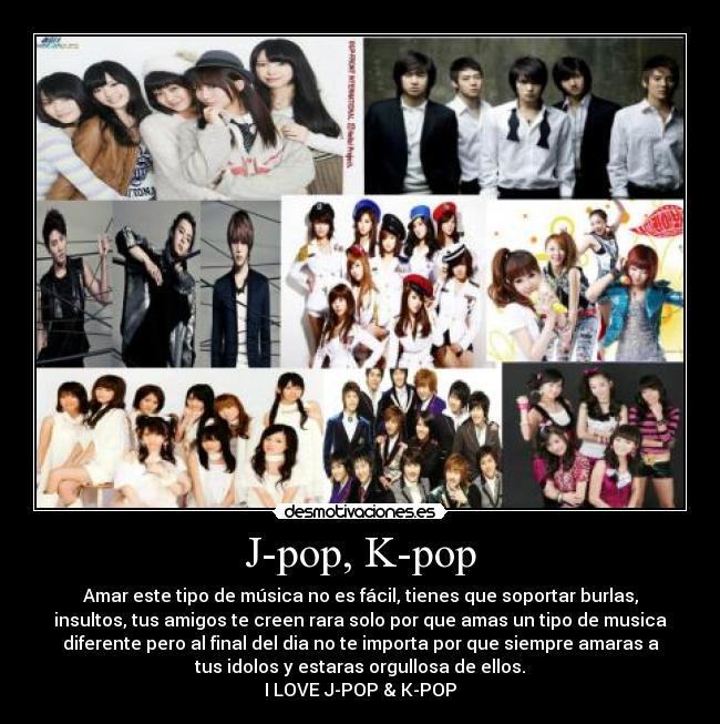 carteles musica kpop jpop desmotivaciones
