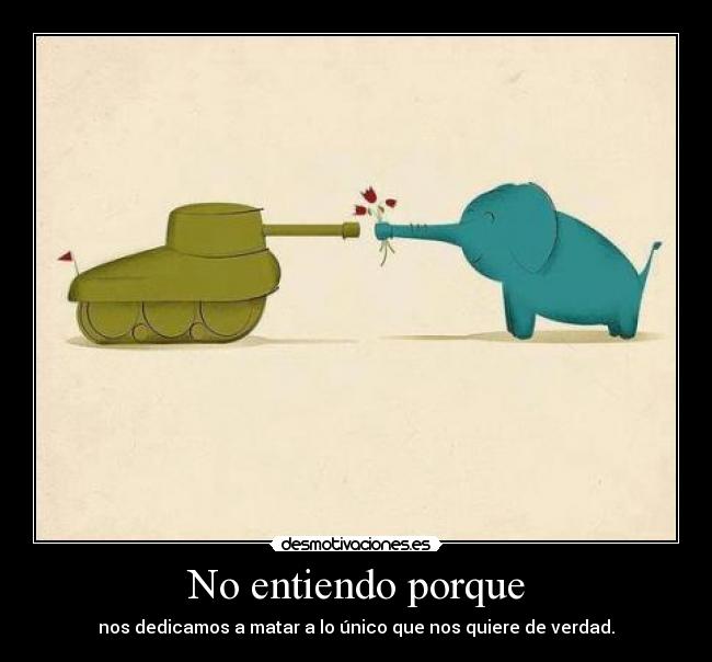 No entiendo porque - 