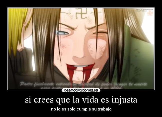 si crees que la vida es injusta -