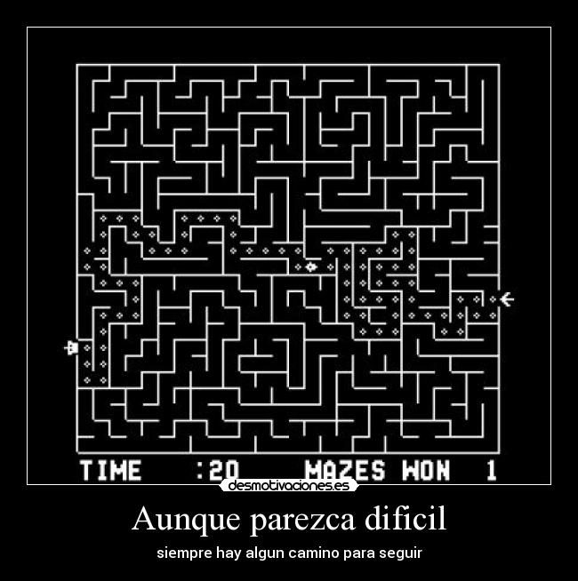 Aunque parezca dificil -