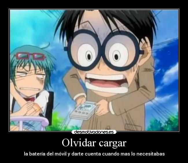 Olvidar cargar -