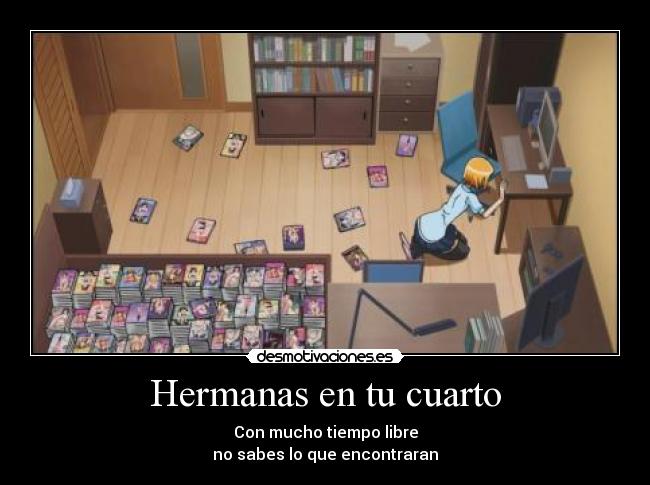 Hermanas en tu cuarto -