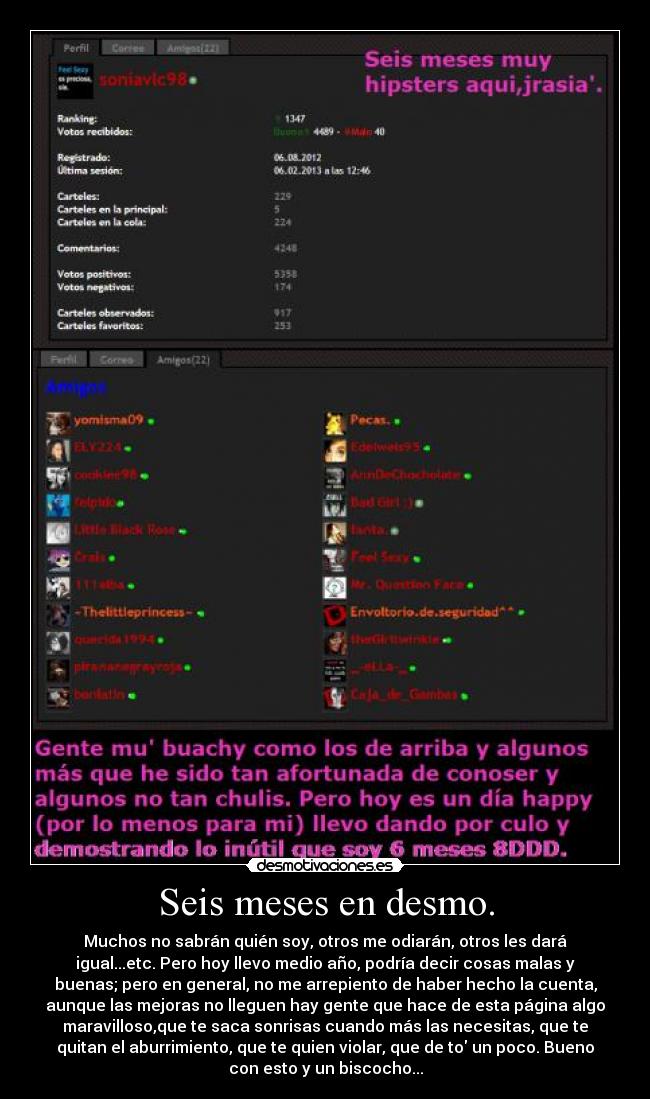 Seis meses en desmo. - 