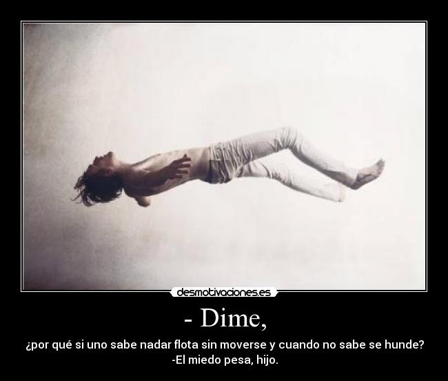 - Dime, -