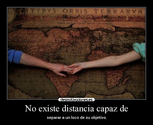 No existe distancia capaz de -