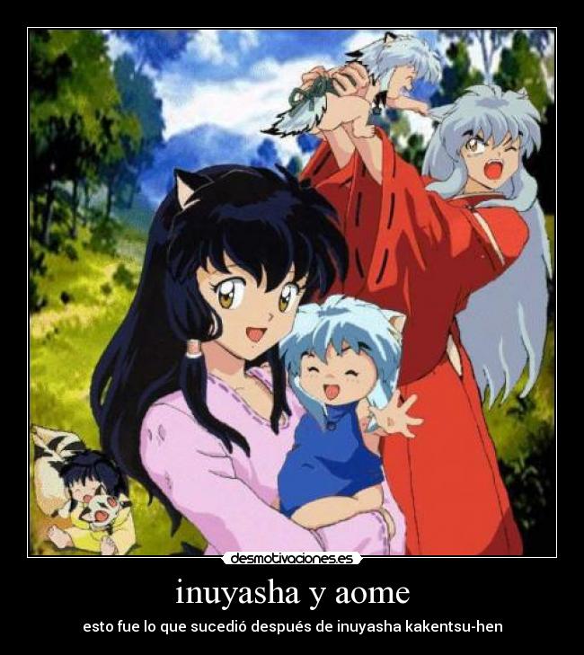 inuyasha y aome -