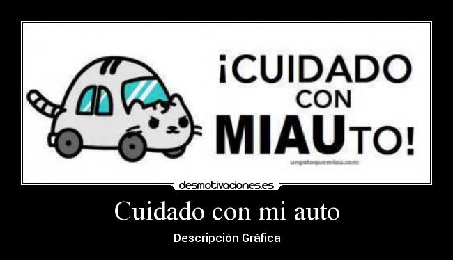 Cuidado con mi auto - Descripción Gráfica