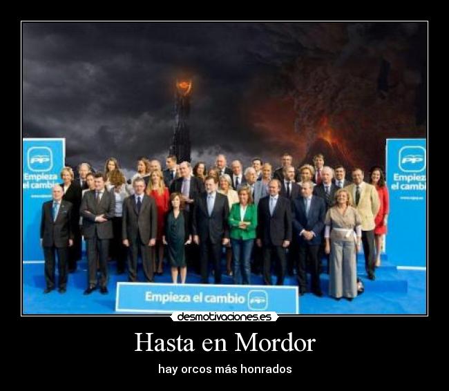 Hasta en Mordor - hay orcos más honrados