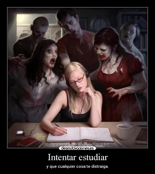 Intentar estudiar - 