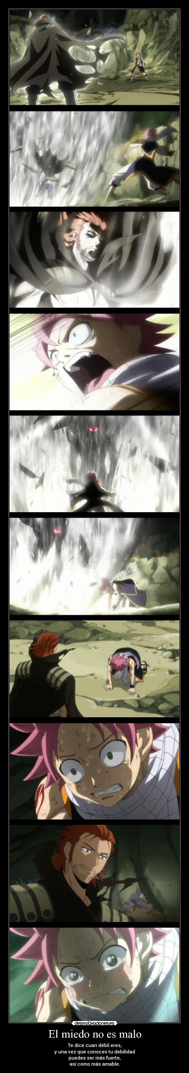 El miedo no es malo -