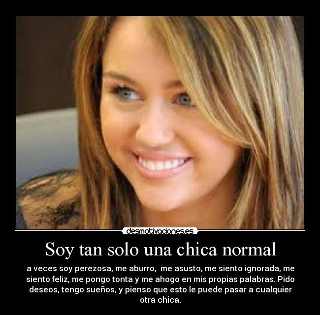 soy una chica normal