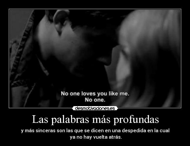 Las palabras más profundas -