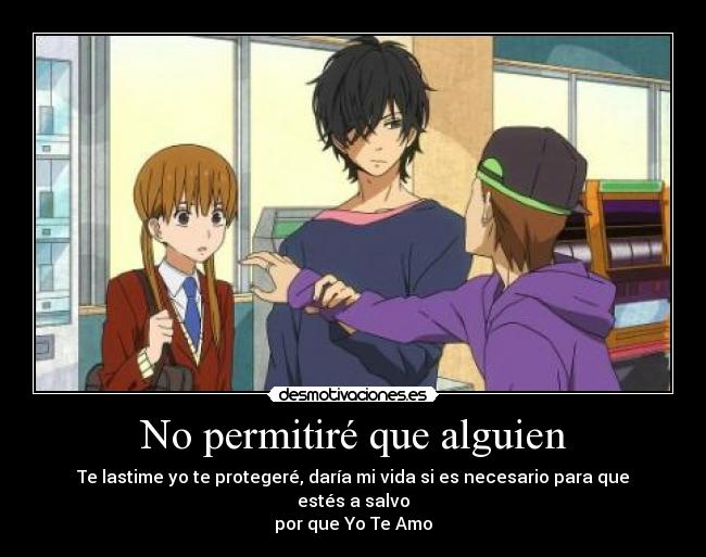 No permitiré que alguien -