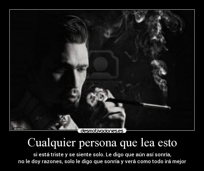 Cualquier persona que lea esto -