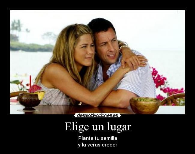 carteles adam sandler jennifer aniston una esposa mentira desmotivaciones