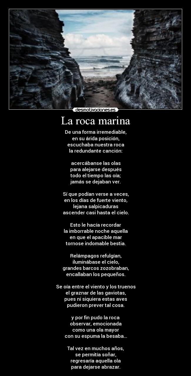 La roca marina -