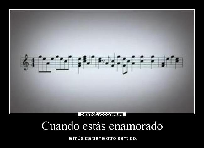 Cuando estás enamorado - 