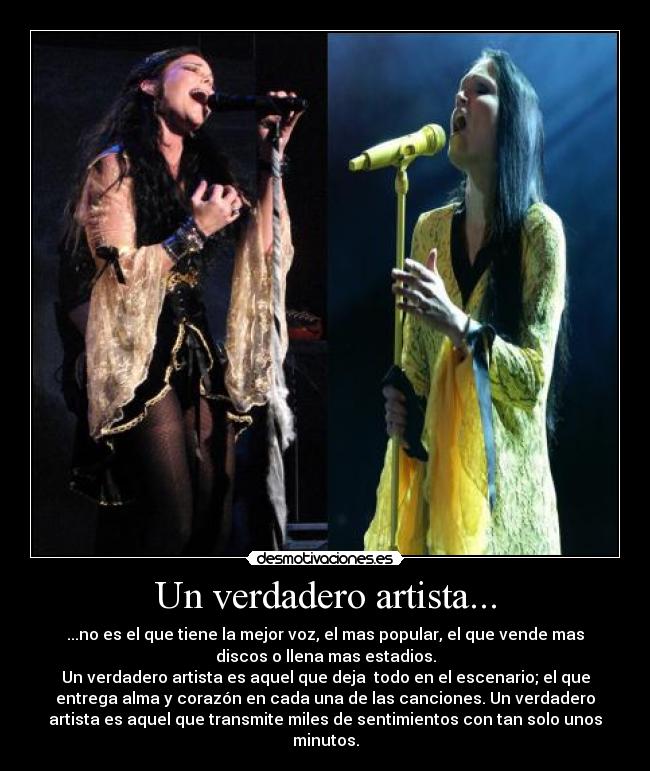 Un verdadero artista... -