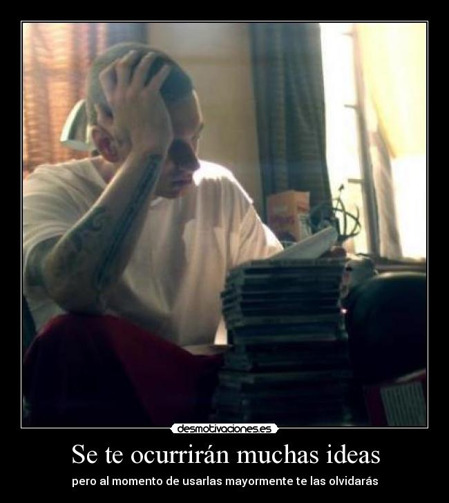 carteles ideas dooby eminem desmotivaciones