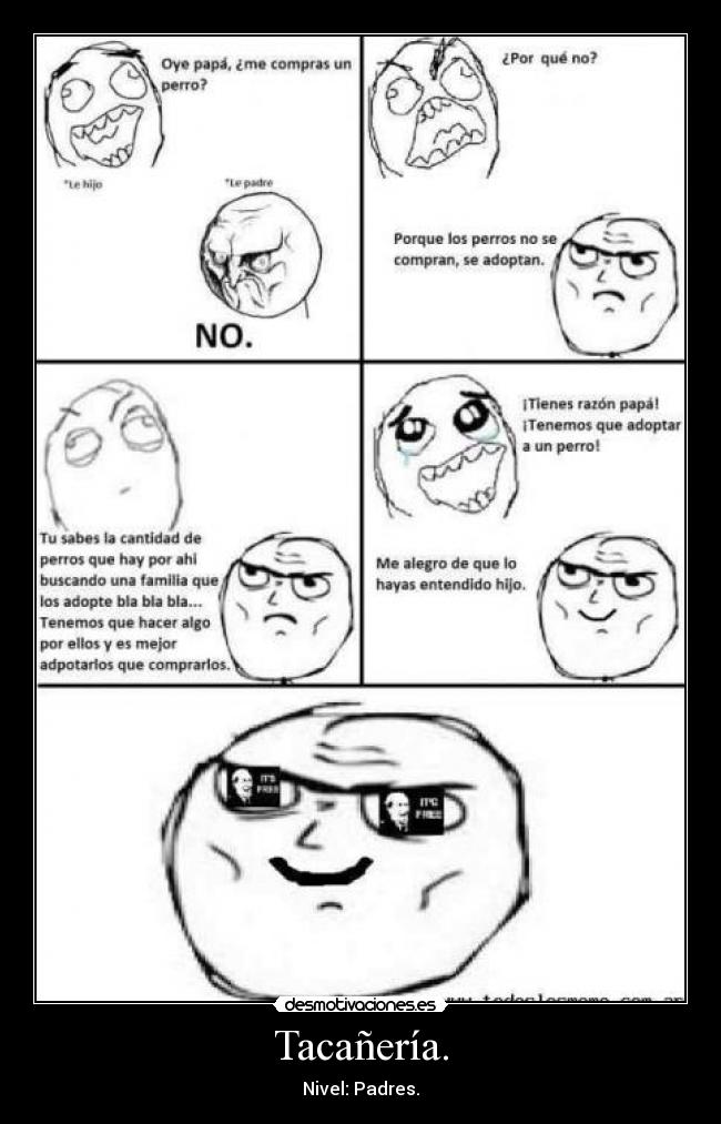 Tacañería. - Nivel: Padres.