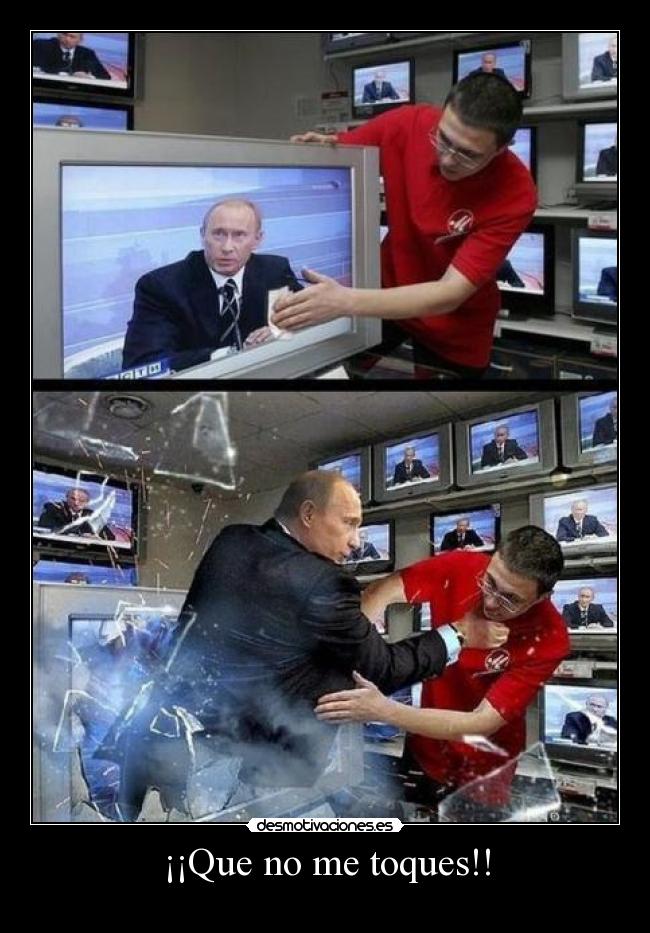 ¡¡Que no me toques!! -
