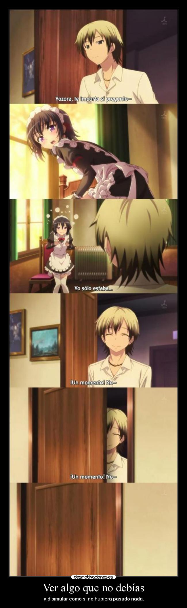 Ver algo que no debías - 